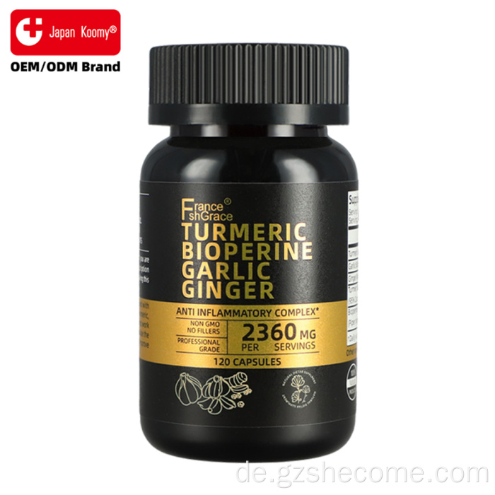 Shecome Turmeric Immune Support Kurkuma-Ingwer-Kapseln
